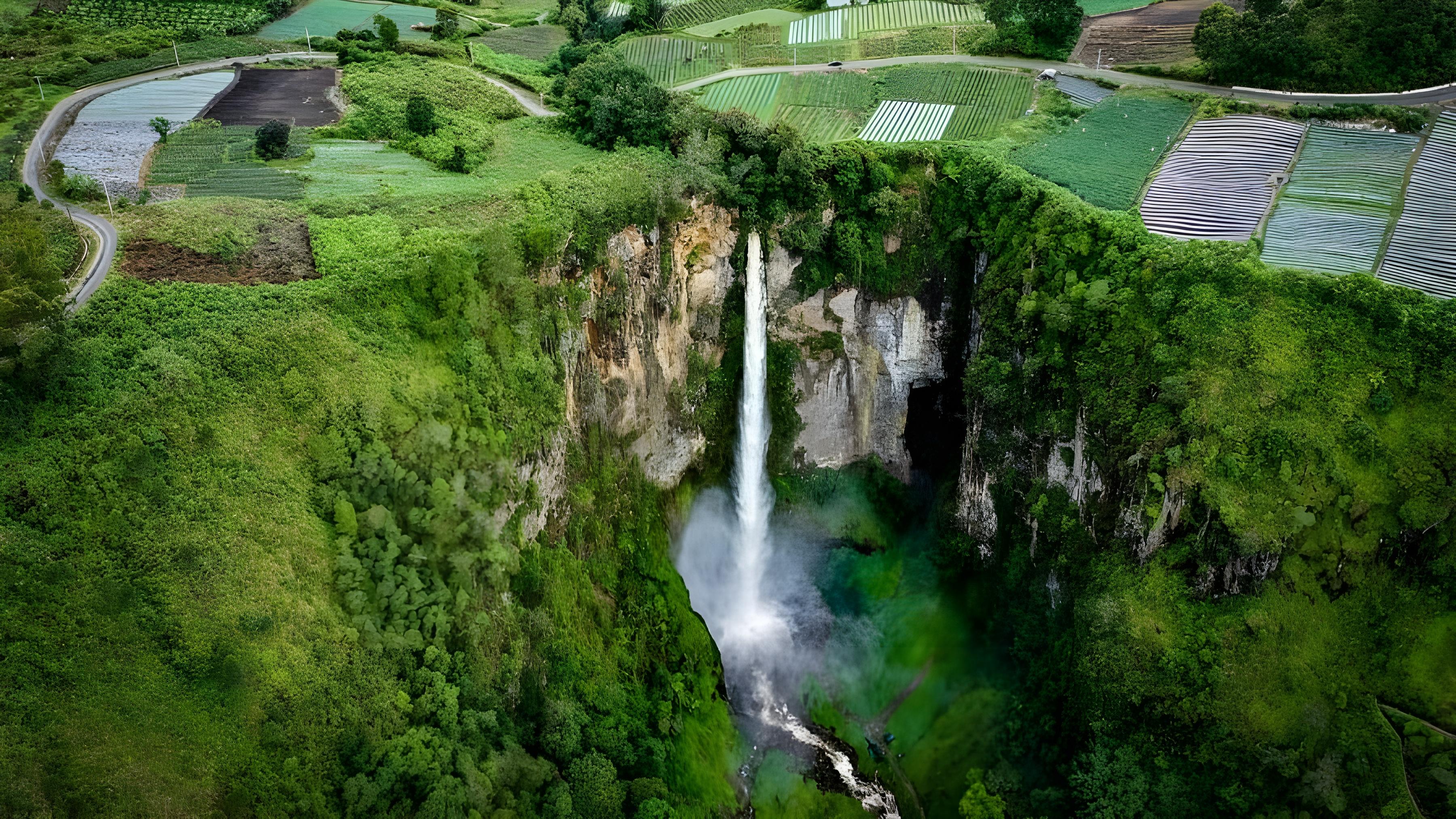The Stunning Sipiso-piso Waterfall