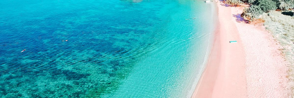 Romantic Pink Beach of the Komodo Islands